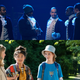 Top, left to right: Daveed Diggs, Okieriete Onaodowan, Leslie Odom Jr., Lin-Manuel Miranda, Anthony Ramos. Bottom, left to right: Shay Rudolph, Momona Tamada, Sophie Grace, Malia Baker
